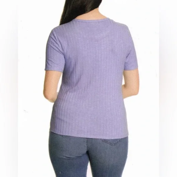 Vintage America Ladies' Slub Ribbed Tees - Picture 2 of 10